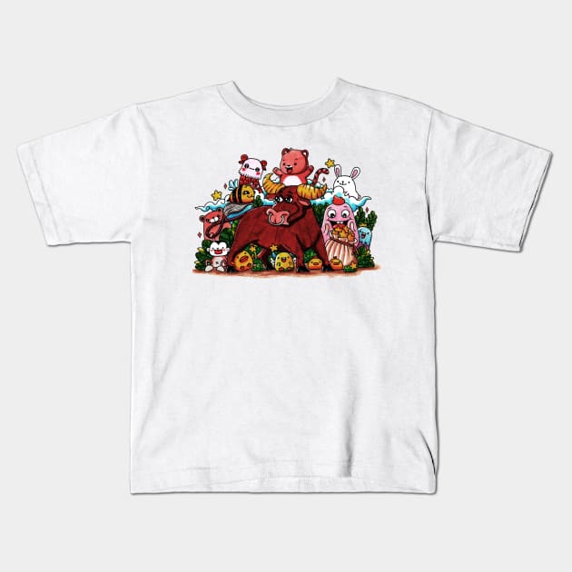 Zodiac TAURUS Doodle Art Series Kids T-Shirt by ZODIAC HOLIC